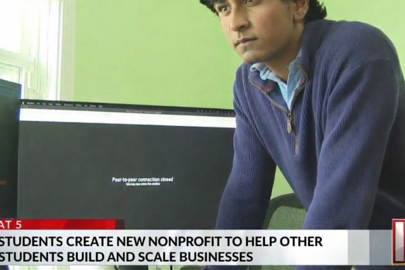 TV news coverage featuring Capture Success.